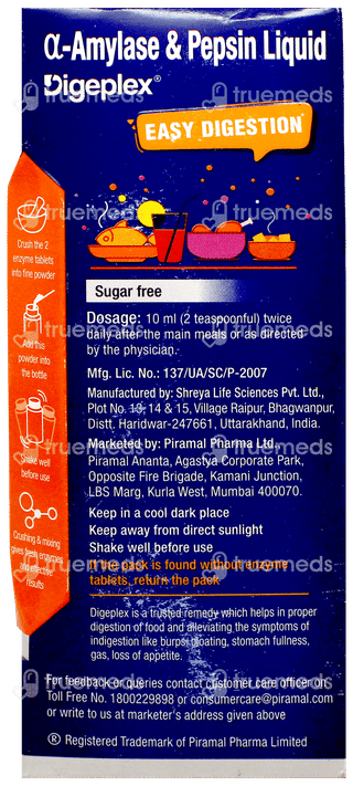 Digeplex Sugar Free Liquid 200ml